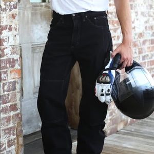 🇺🇸 Black Motorcycle Jeans